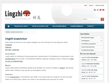 Tablet Screenshot of lingzhi.nl